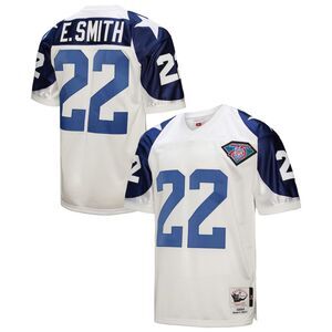 Emmitt Smith Dallas Cowboys 1994 Authentic Throwback Retired Jersey White Sz 36